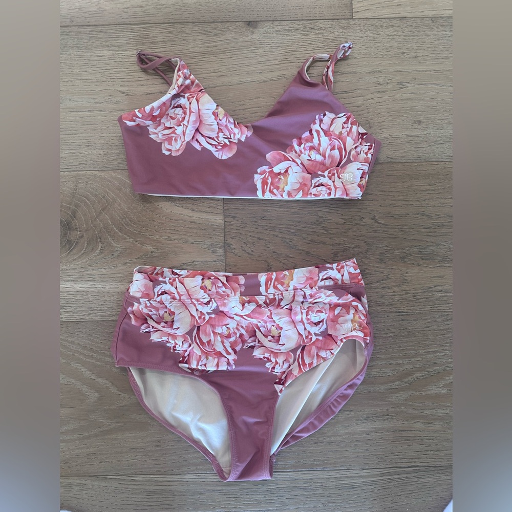 Floral Pink Bikini Set
